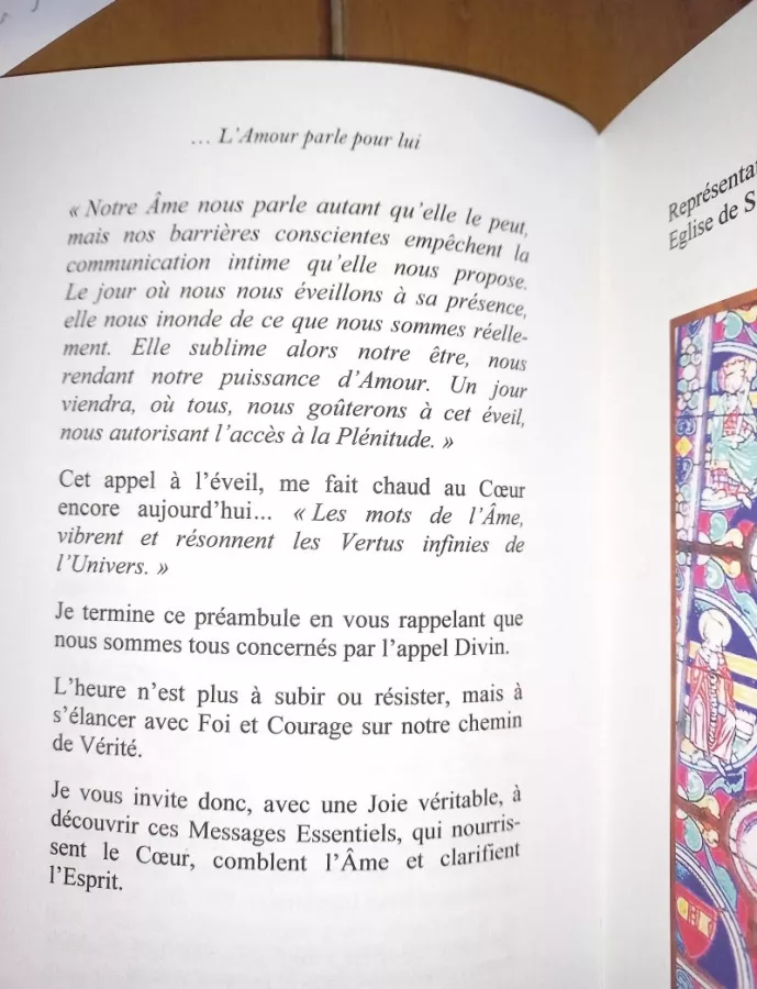 Seul le chemin porte un nom... l’Amour parle pour lui