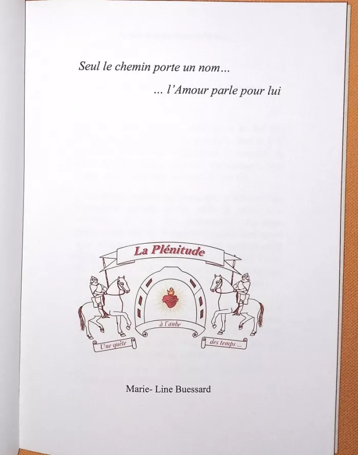 Seul le chemin porte un nom... l’Amour parle pour lui